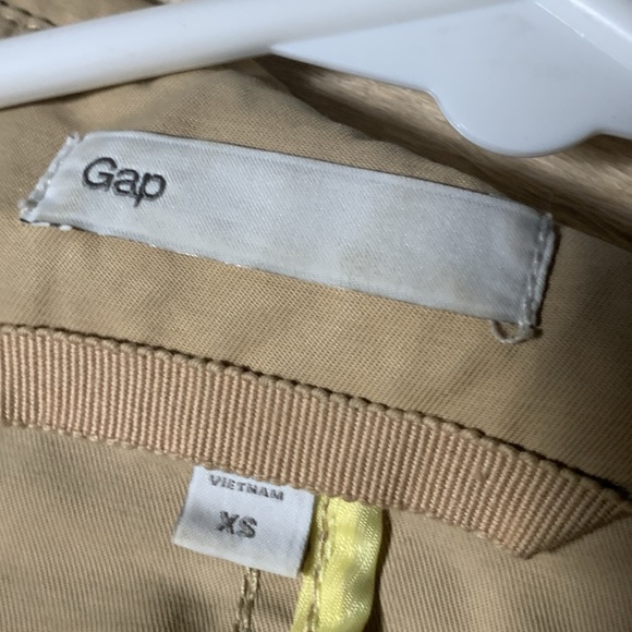 GAP Classic KHAKI TAN Mid Thigh TRENCH COAT 🧥 - Picture 10 of 13